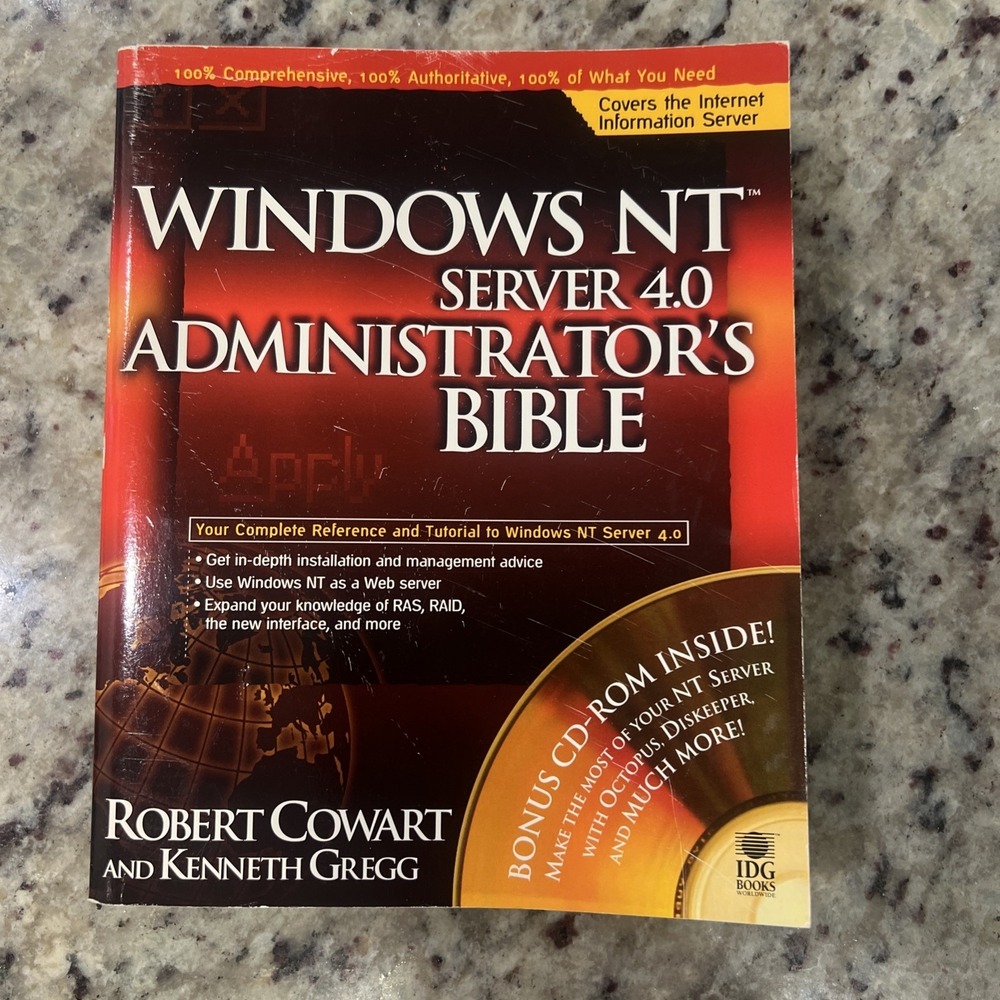 Windows NT Server 4.0 Administrator's Bible + CD